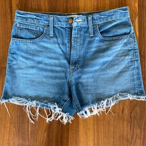 Madewell perfect jean short